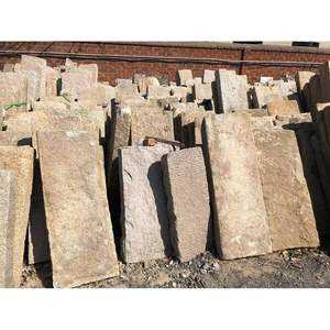 Pavés en granit gris antique de Chine, récupérés, pour jardin, patio rustique - Product Image 5