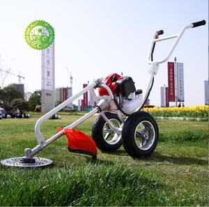 Cortadora de Césped a Gasolina Roja con Ruedas, Máquina Cortadora de Pasto de Alta Productividad - Product Image 2
