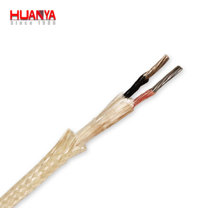 Gaine en fibre de verre KC isolante FTFE, câble d'amortissement en plomb pour thermocouple, haute température - Product Image 1