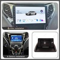 Android Car Radio Dash 9 Inch Screen Accessoires d'intérieur pour 2011-2012 Hyundai AZERA GRANDEUR Car DVD BT FM Navigation Frame