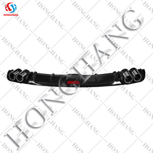 Hot Bán Xe Phụ Tùng Ô Tô Loại C Bán Buôn Bóng Đen Phía Sau Bumper Bảo Vệ Phổ Phía Sau Bumper Khuếch Tán Môi Cho Tất Cả Các Xe - Product Image 3