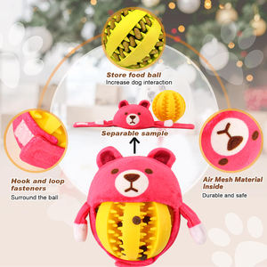 Üretici köpek çiğnemek topu interaktif köpek oyuncak yavaş besleyici köpek bakımı dağıtıcı oyuncaklar Pet çiğnemek oyuncaklar - Product Image 2