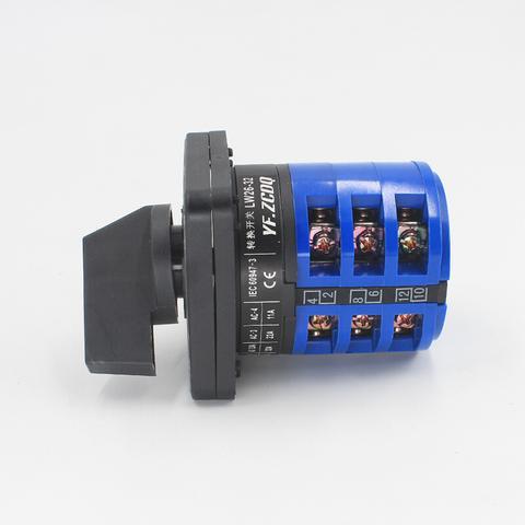 LW26-20 20A Rotary Cam <strong>Changeover</strong> <strong>Switch</strong> <strong>440V</strong> Generator Power Transfer Selector <strong>Switch</strong> 1-5 Poles Multi-position <strong>Switch</strong>