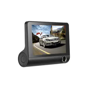 Auto Black Box 170 Graden 4 Inch Scherm Dual Lens Scherm 1080P Auto Dash Cam Nachtzicht Voor-en achterste Auto Camera
