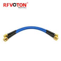Câble coaxial SMA mâle vers SMA mâle RG402 RG405 à faible perte, câble d'extension, câble pigtail pour amplificateur de puissance GPS, module FPV