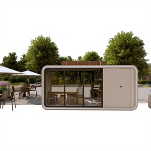 Jalan Komersial Pasar Malam Jalan Selebriti Internet Rumah Kapsul Mobile Desain Modern Aluminium Penerbangan Fluorokarbon - Product Image 1