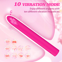 YLove 10 Vibrations USB Rechargeable Liquide Silicone Bullet Vibrateur Dilatateur Musculaire Du Plancher Pelvien Exerciseur Formateur Femmes 180mm