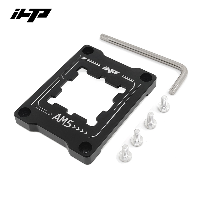 Hot Trending IHTP OEM ODM Black AMD AM5 CPU Bending Corrector Frame Cpu Fixed Buckle Protector