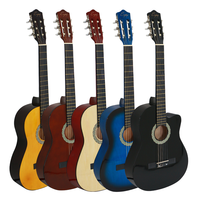 NIKMATI Gitar Akustik ENJOY G3902 Factory OEM 39 Inch Basswood Cutaway dengan Headstock Semi-tertutup untuk Memainkan Instrumen Berdawai