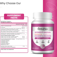 Fabricant chinois OEM, étiquette privée, capsules de probiotiques pures pour femmes, complément alimentaire pour la santé vaginale