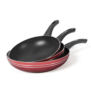 Cookercool Tốt Nhất Giá Rẻ Giá Thương Mại Màu Nhà Bếp Nấu Ăn Không Dính Nhôm Fry <span class=keywords><strong>Pan</strong></span> <span class=keywords><strong>Set</strong></span> Với Đáy Cảm Ứng - Product Image 2