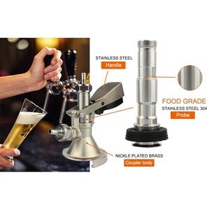 Một Loại Phẳng Bia Keg Coupler Với Cứu Trợ Van Sản Xuất Tại Trung Quốc - Product Image 5