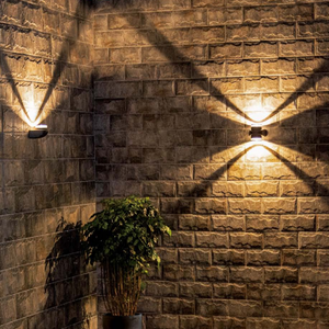 Lámpara de pared LED SENZHAO, gran oferta, iluminación ascendente y descendente, IP65, impermeable, para exteriores, para balcón, villa, puerta. - Product Image 1