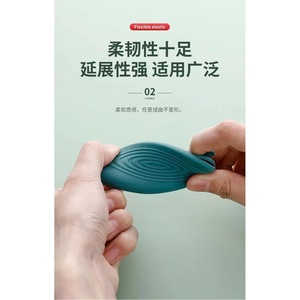 Couvre-poignée de casserole en silicone, épais, résistant à la chaleur, protection pour ustensiles de cuisine, poignée de poêle à frire, protection de la poignée de casserole vapeur - Product Image 2