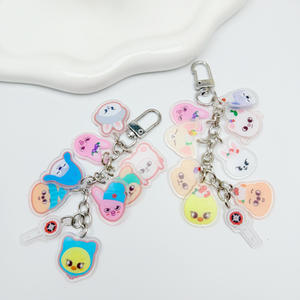 Portachiavi all'ingrosso Kpop: Stray Kids, BP, <span class=keywords><strong>Itzy</strong></span>, Twice - Ciondolo in acrilico con luce, stile cartone animato - Product Image 4