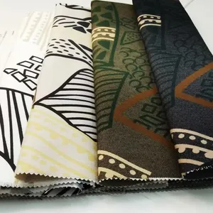 Telas textiles de impresión digital personalizadas chinas, tela mezclada de poliéster/algodón para prendas de vestir