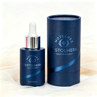 Flacon vide en verre 30ml 50ml pour soins de la peau avec bouchon pipette en caoutchouc, pour huile essentielle, sérum anti-acné, traitement localisé, essence faciale, personnalisation de la marque