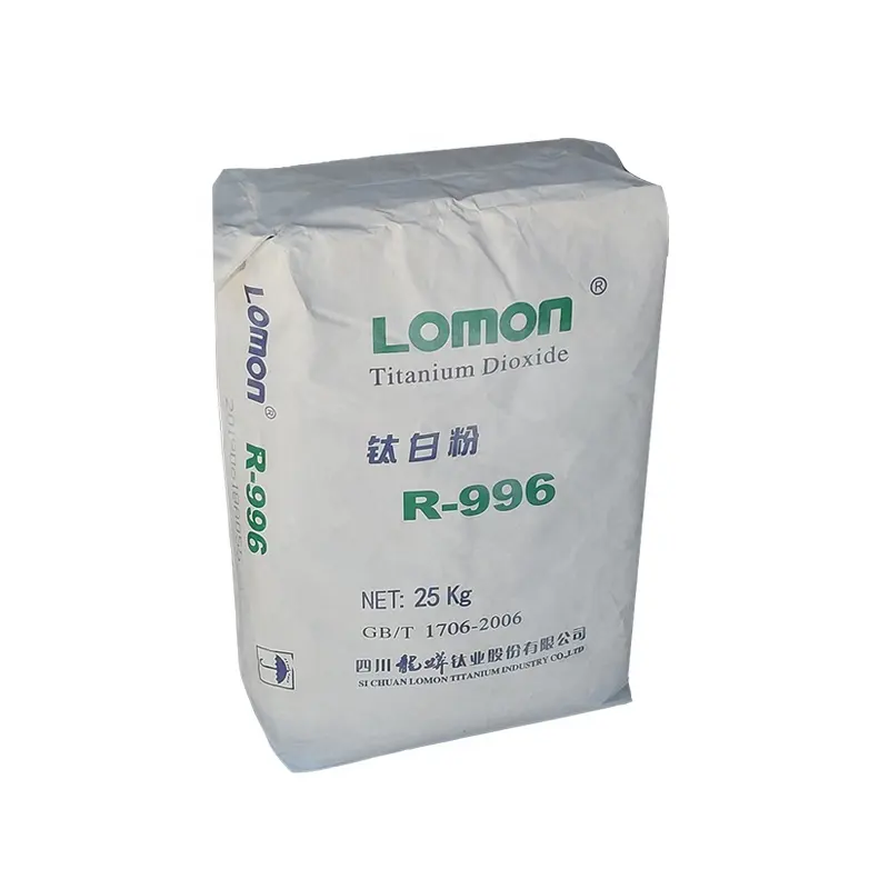 प्रथम श्रेणी LOMON R996 रूटाइल टाइटेनियम डाइऑक्साइड पिगमेंट TiO2 सफेद टाइटेनियम डाइऑक्साइड पाउडर