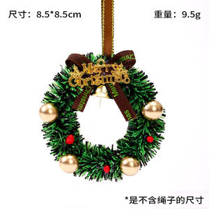 Décoration de Noël, cloche suspendue, décoration d'arbre de Noël, décoration d'ambiance, pendentif, couronne de Noël, décoration de fête - Product Image 6