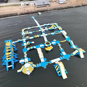 Inflable inspirado en el lago para juegos acuáticos <span class=keywords><strong>Aqua</strong></span> Park Parque acuático inflable divertido y duradero - Product Image 2