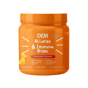 जिप फैक्ट्री कुत्ते एलर्जी राहत पूरक त्वचा और खुजली कान के पालतू स्वास्थ्य देखभाल पूरक - Product Image 1