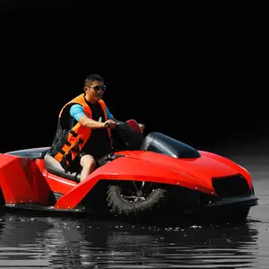 Profesyonel özel indirim Hison son nesil deniz kar Dune Buggy 1400cc Atv amfibi motorlu tekne