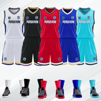 Ensemble de tenue de sport de basketball style décontracté, séchage rapide, respirant, avec logo personnalisé