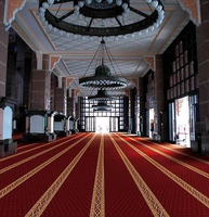 Tapis mural de prière de style turc pour mosquée, fourni directement par l'usine, idéal pour les projets de rénovation de mosquées et les églises musulmanes