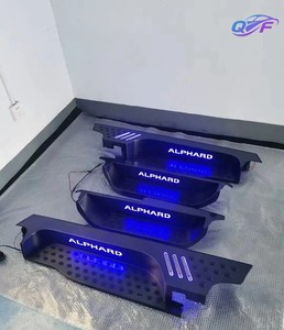 Plaque <span class=keywords><strong>de</strong></span> protection <span class=keywords><strong>de</strong></span> <span class=keywords><strong>seuil</strong></span> <span class=keywords><strong>de</strong></span> <span class=keywords><strong>porte</strong></span> en alliage <span class=keywords><strong>noir</strong></span> mat pour Toyota ALPHARD VELLFIRE 30 2015-2022, accessoires extérieurs <span class=keywords><strong>de</strong></span> <span class=keywords><strong>porte</strong></span> latérale LED <span class=keywords><strong>de</strong></span> haute qualité - Product Image 5