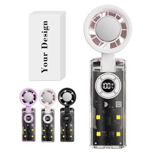 พัดลมมือถือแบบชาร์จเร็ว 3600mah รุ่น 0728 ขายส่ง ดีไซน์ระบายความร้อนแบบแอคทีฟ ความเร็วสูง ระดับมืออาชีพ ขนาดเล็ก พกพาสะดวก - Product Image 3