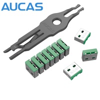 Bloqueador DE DATOS DE Internet de alta calidad Puerto USB Rj45 Bloqueo seguro con clave de desbloqueo Casillero de mensajes confidenciales