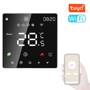 Zhongnuan 5G fonction programmable intelligente autorégulation électrique TUYA WIFI Thermostat 24 heures mesure <span class=keywords><strong>de</strong></span> la température LCD - Product Image 6
