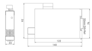 JD194-BS4U Fere AC แรงดันเอาท์พุทแบบอะนาล็อกเฟสเดียว JD194-BS4U ทแปลงสัญญาณ JD194-BS4U กระแสไฟขาออกแบบอะนาล็อกเฟสเดียว - Product Image 6