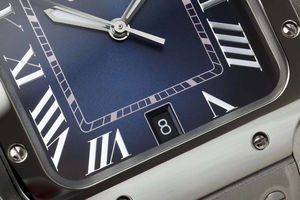 Montre mécanique automatique élégante et raffinée avec fermoir pliant en acier inoxydable, dotée d'un calendrier et d'un cadran bleu profond - Product Image 4