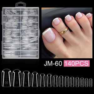 Kit <span class=keywords><strong>de</strong></span> 140 Moules pour <span class=keywords><strong>Ongles</strong></span> d'Orteil, 15 Tailles, en Polyéthylène, Couverture Complète en Gel, Réutilisables pour Extension d'<span class=keywords><strong>Ongles</strong></span> en Acrylique, Soin des Pieds - Product Image 5