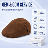 Casquette plate en faux daim marron café foncé, à effet moucheté riche, avec bord rigide court, pour hommes et femmes, style décontracté chic, vente en gros