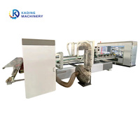 Carton ondulé pliant collage couture Machine automatique carton boîte dossier Gluer Stitcher pour Carton