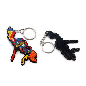 <b>Custom</b> Soft Keychain 2D Logo Design Service Factory Direct Prices <b>Key</b> Rings Charms Llaveros Publicitarios Llavero De Pvc - Product Image 3