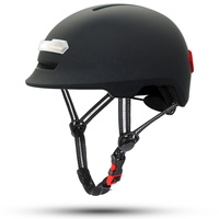 Casque intelligent de style nouveau avec éclairage LED de signalisation avant et arrière, télécommande, commande vocale, casque de vélo