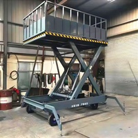 Tables élévatrices à ciseaux électriques hydrauliques de haute qualité, 1m, 2m, 3m, 4m, 5m, pour charges lourdes, avec garde-corps, taille personnalisée pour usine