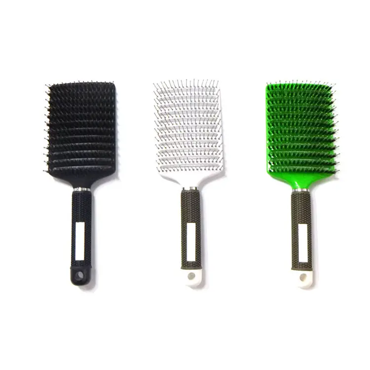 Large Wide Tooth Teasing Tail Comb Cleaner Hair Brushes Custom Soft Wave Brush