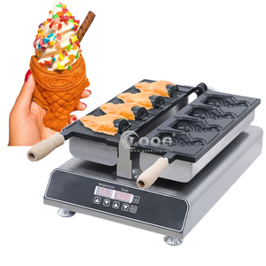 Petite machine à gaufres en forme de poisson Taiyaki, <span class=keywords><strong>gaufrier</strong></span> à glace en forme de poisson - Product Image 1