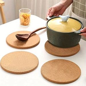 <b>Coaster</b> Blanks Wooden Bulk Round <b>Cork</b> <b>Coasters</b> Blank for Drinks - Product Image 1