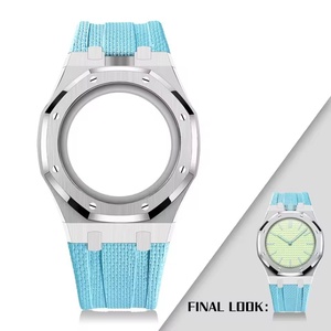 Kit di Modifica di Lusso in Acciaio Inossidabile per Orologio da Polso Swatch&AP Royal POP Pocket Changer con Cinturino in FKM e Bracciale in Metallo - Product Image 3