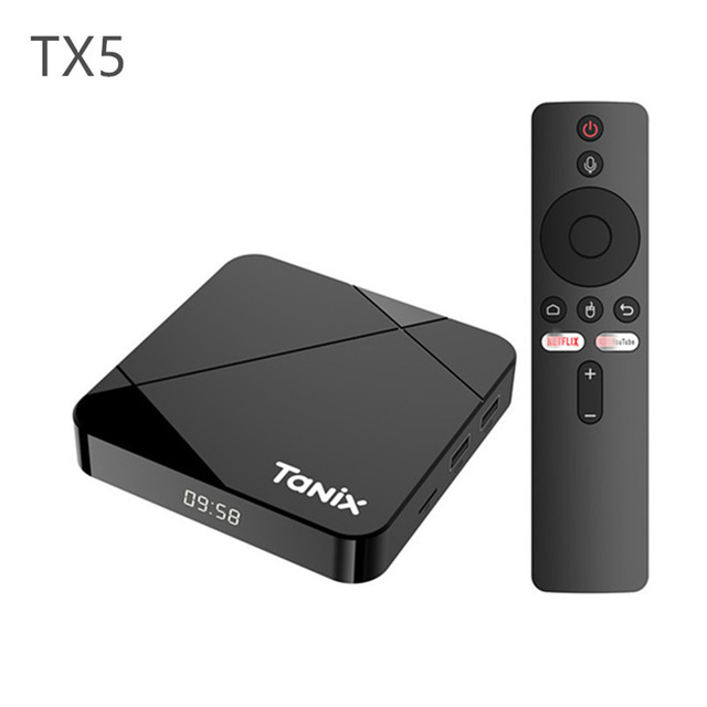 Tanix TX5 Android 11 TV Box Supports HD TV Quad Core 2/4GB 16/32/64GB Amlogic S905Y5 2.4G/5G 802.11n Ethernet 4K BT5.0