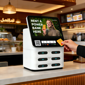 Estación de carga portátil con 6 ranuras para alquiler de baterías externas, con salida de 60W y batería de polímero de litio para exteriores. - Product Image 2