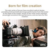 Objectif de cinéma manuel anamorphique grand angle plein format EPIC Series 25/35/50/65/75/135mm 1.33X