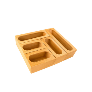 Factory direct supply kitchen Drawer Organizers Bamboo Ziplock Bag Storage Box Organizer