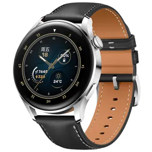 Correa de reloj de cuero de estilo oficial para Huawei Watch 3, pulsera inteligente de 22mm, accesorios de repuesto