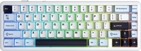 AULa F65 Komputer Kustom 65% Keyboard Mekanik Kabel+2.4G Nirkabel Keycaps PBT Mini Portabel Gaming Tiga Mode USB-C RGB